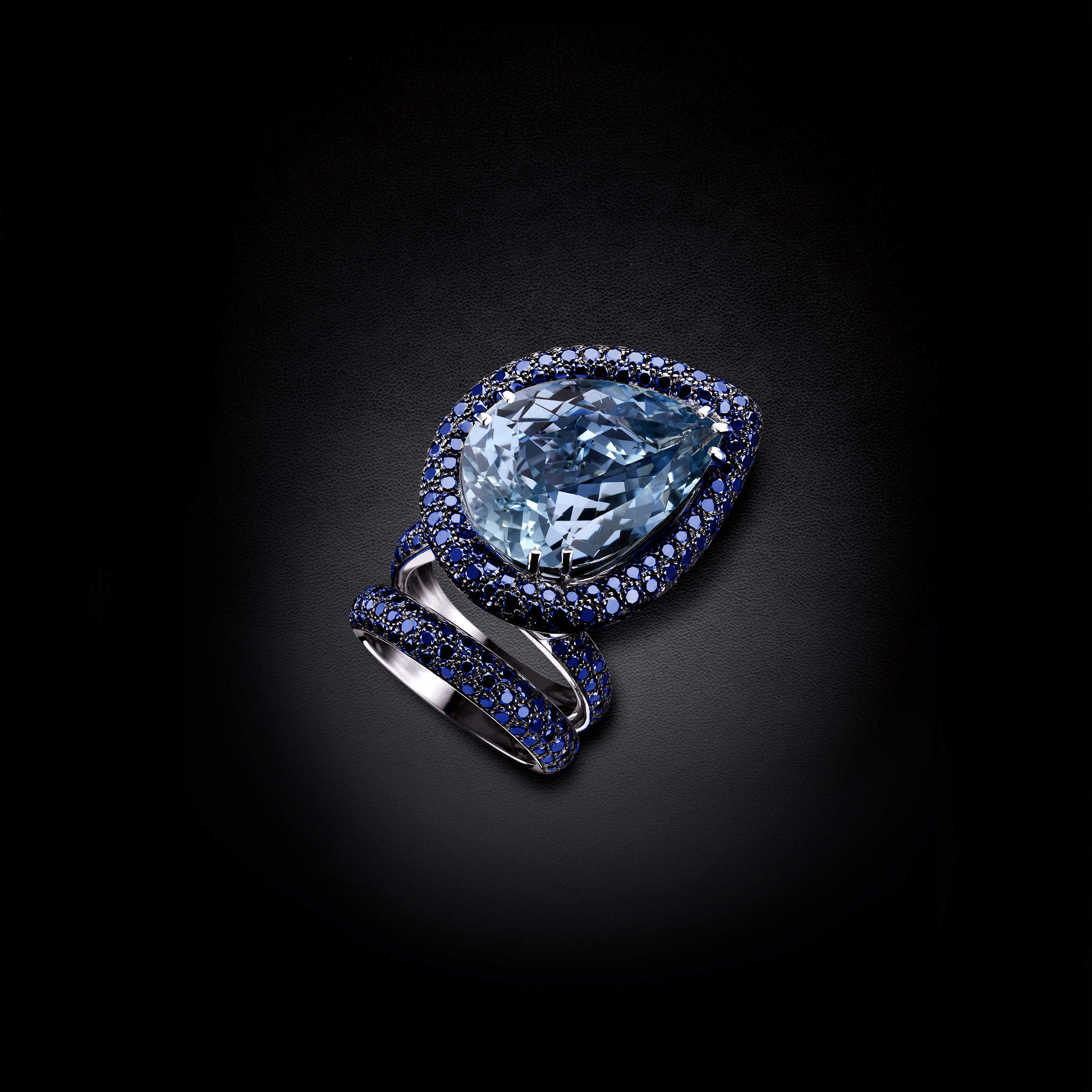 Ring TOSCA Aqua-Marine