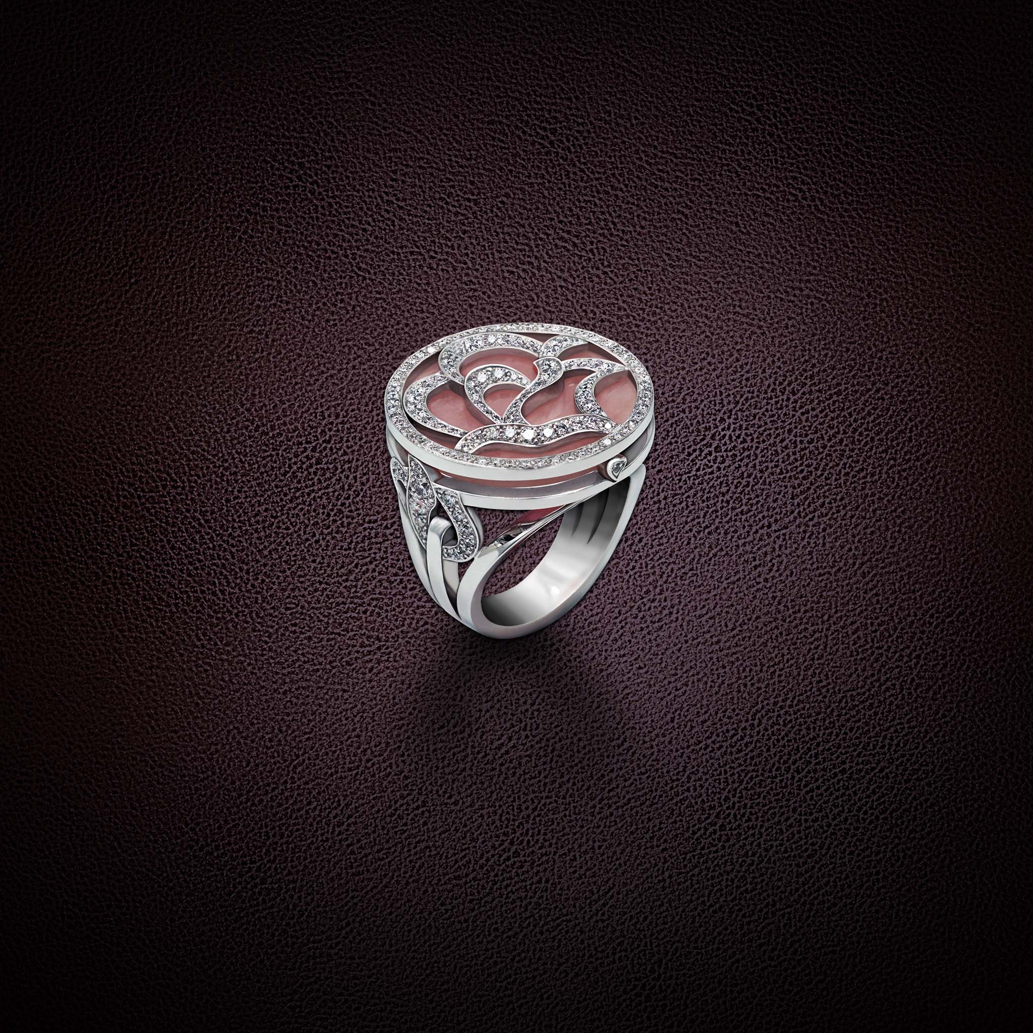 Ring Médaillon Rose